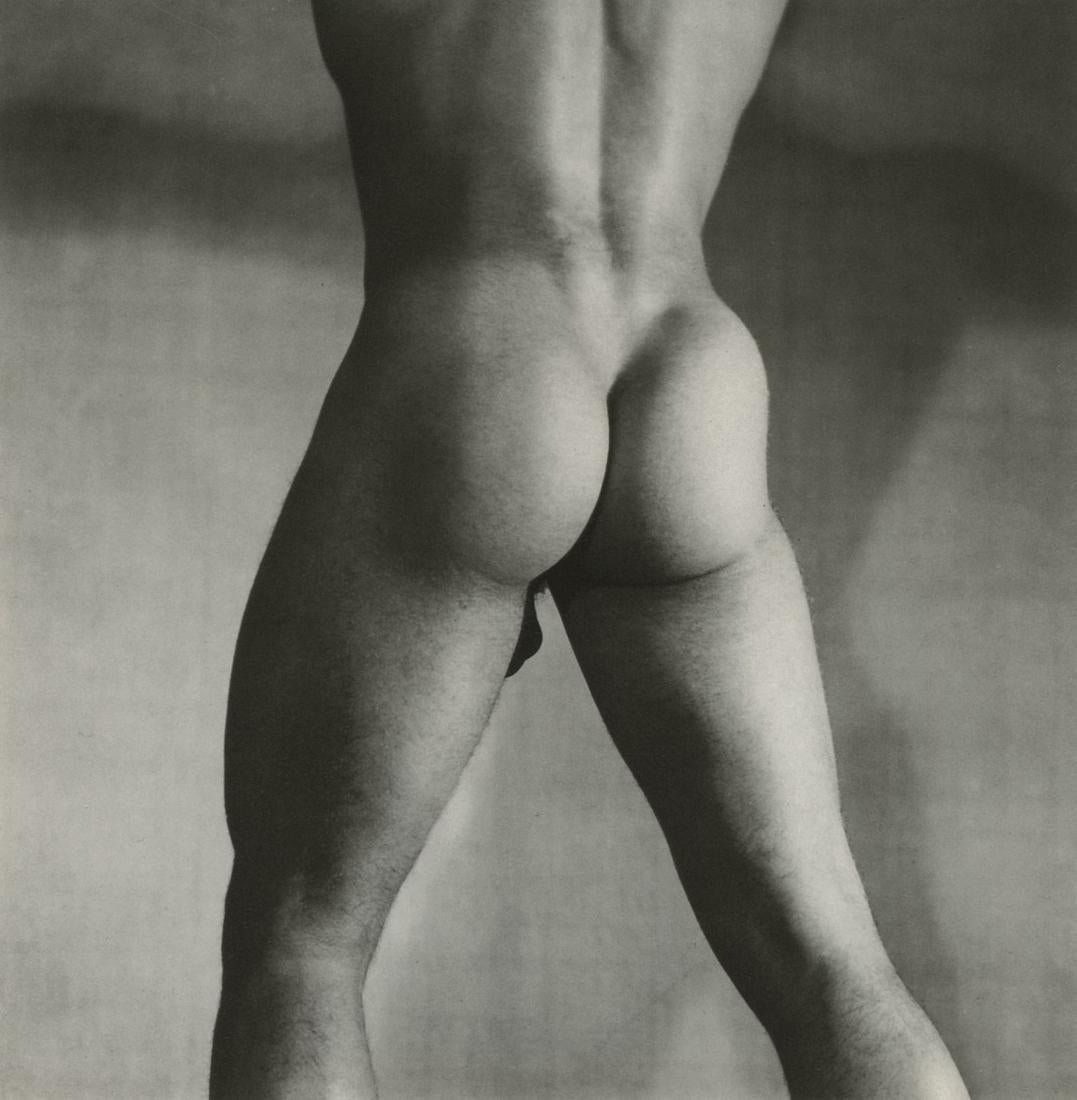 Minor White - Male Nude, 1940: MINOR WHITE (1908-1976) Male Nude, 1940 Print 6" x 6"