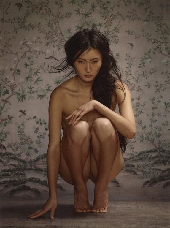 Erwin Olaf - Skin Deep, Female Nude, 2015: ERWIN OLAF (1959-2023) Skin Deep, Female Nude, 2015 Print 7" x 9 1/4"