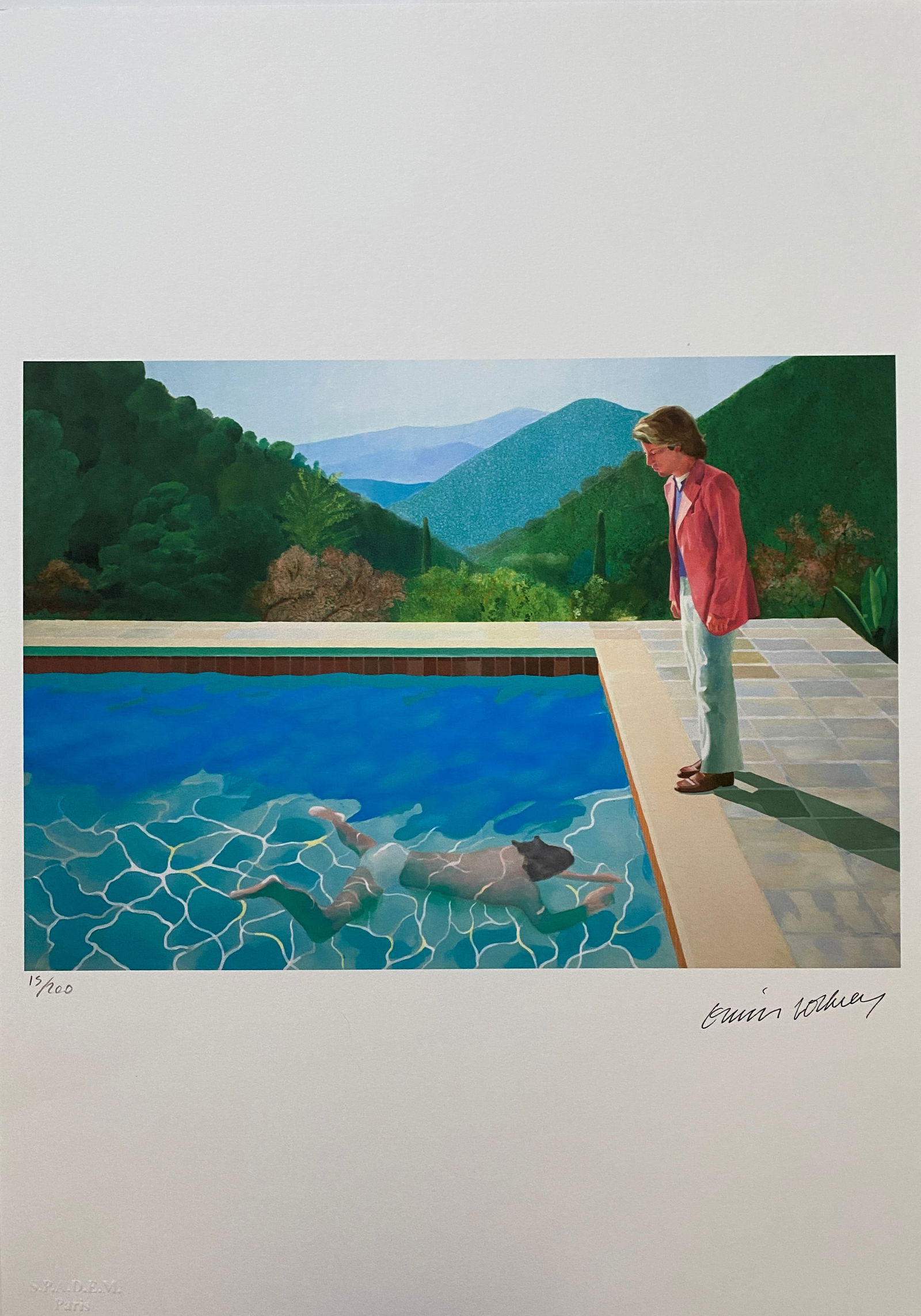 David Hockney - Signed & Numbered, Lithograph (1 of 12)