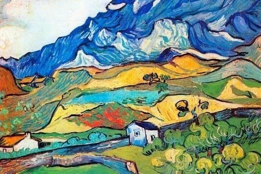 Vincent Van Gogh - Mountain Landscape, Offset Lithograph (1 of 1)
