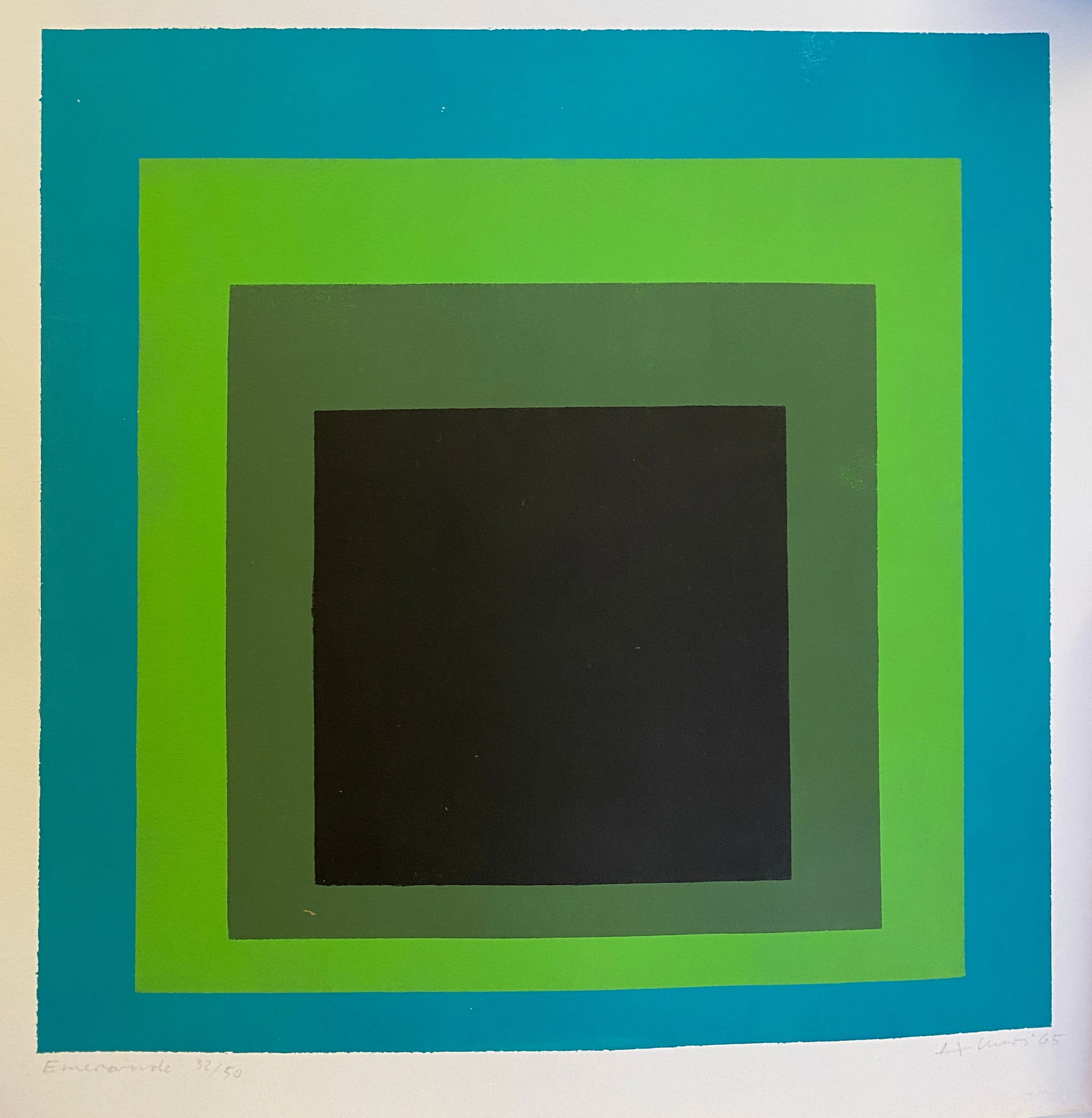 Josef Albers - Homage to the Square, Screenprint (Hand Signed) (1 of 6)