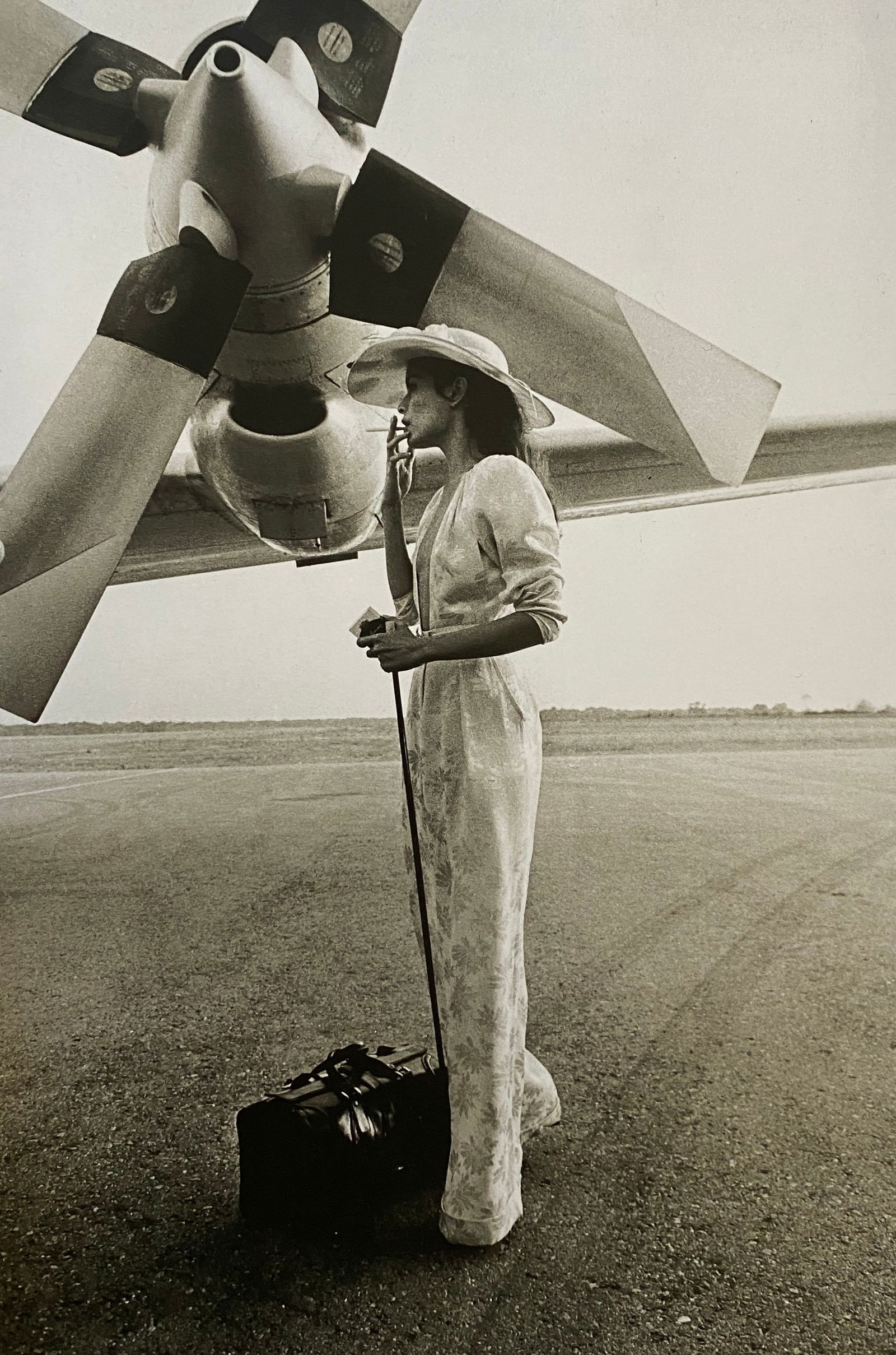 Annie Leibovitz - Bianca Jagger, Kansas, 1972 (1 of 1)