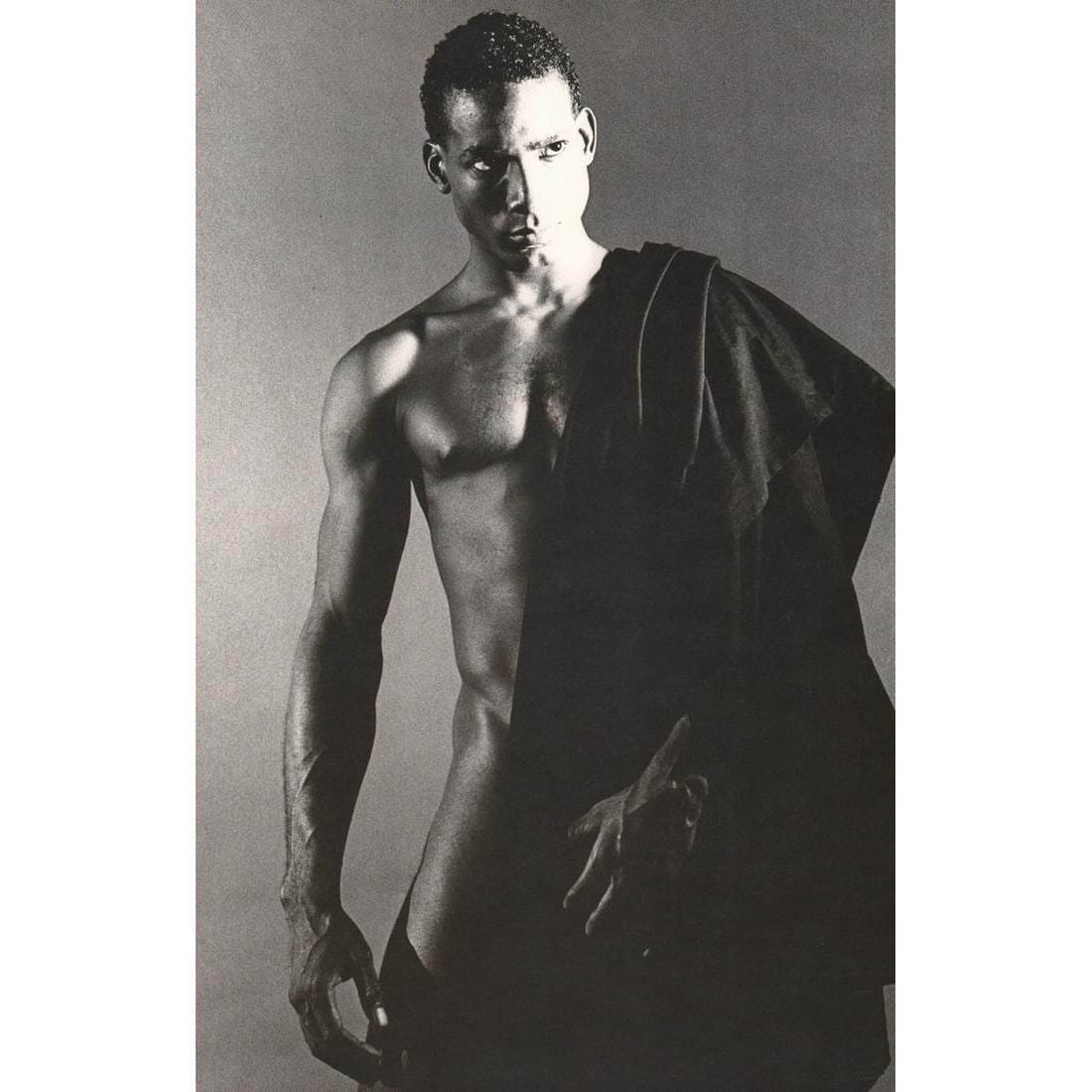 Stephan Lupino - Male Nude, Print: STEPHAN LUPINO (B. 1952) Male Nude Print 8 1/2" x 12 1/2"