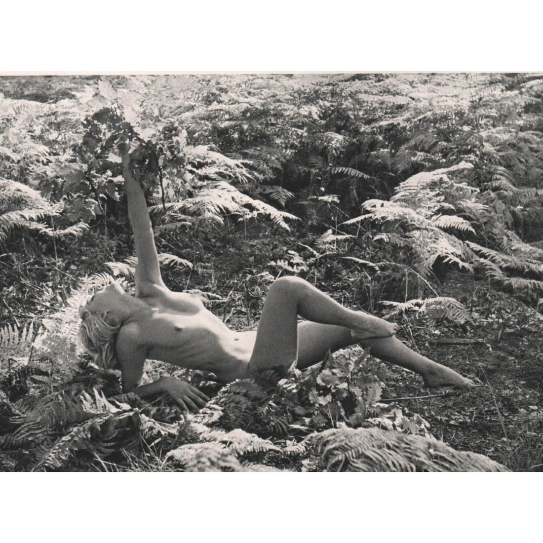 Lucien Lorelle - Nude, Print: LUCIEN LORELLE (1894-1968) Nude Print 5" x 7"