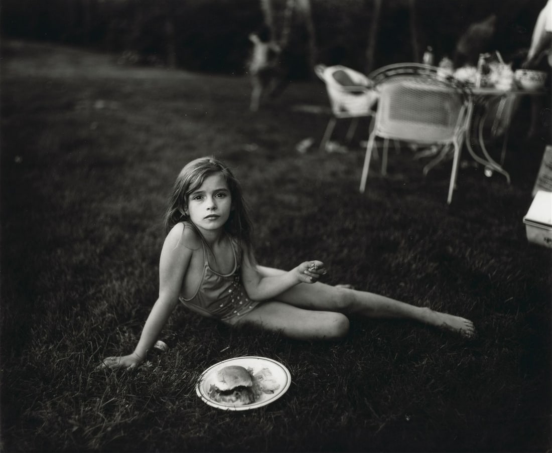 Sally Mann - Jessie at 7, 1988: SALLY MANN (B. 1951) Jessie at 7, 1988 Print 19" x 23"