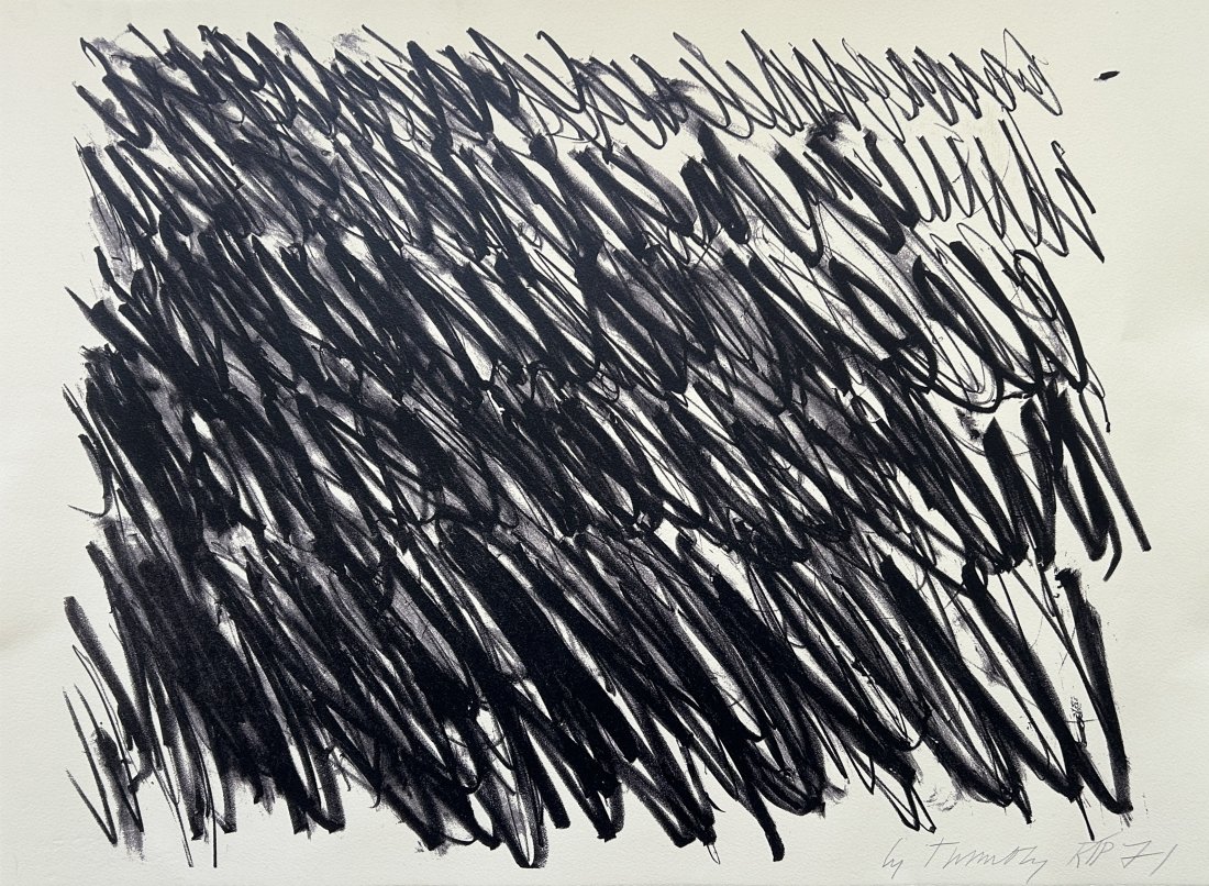 Cy Twombly - Untitled, 1971 - Lithograph (Hand Signed & Dated) (1 of 6)