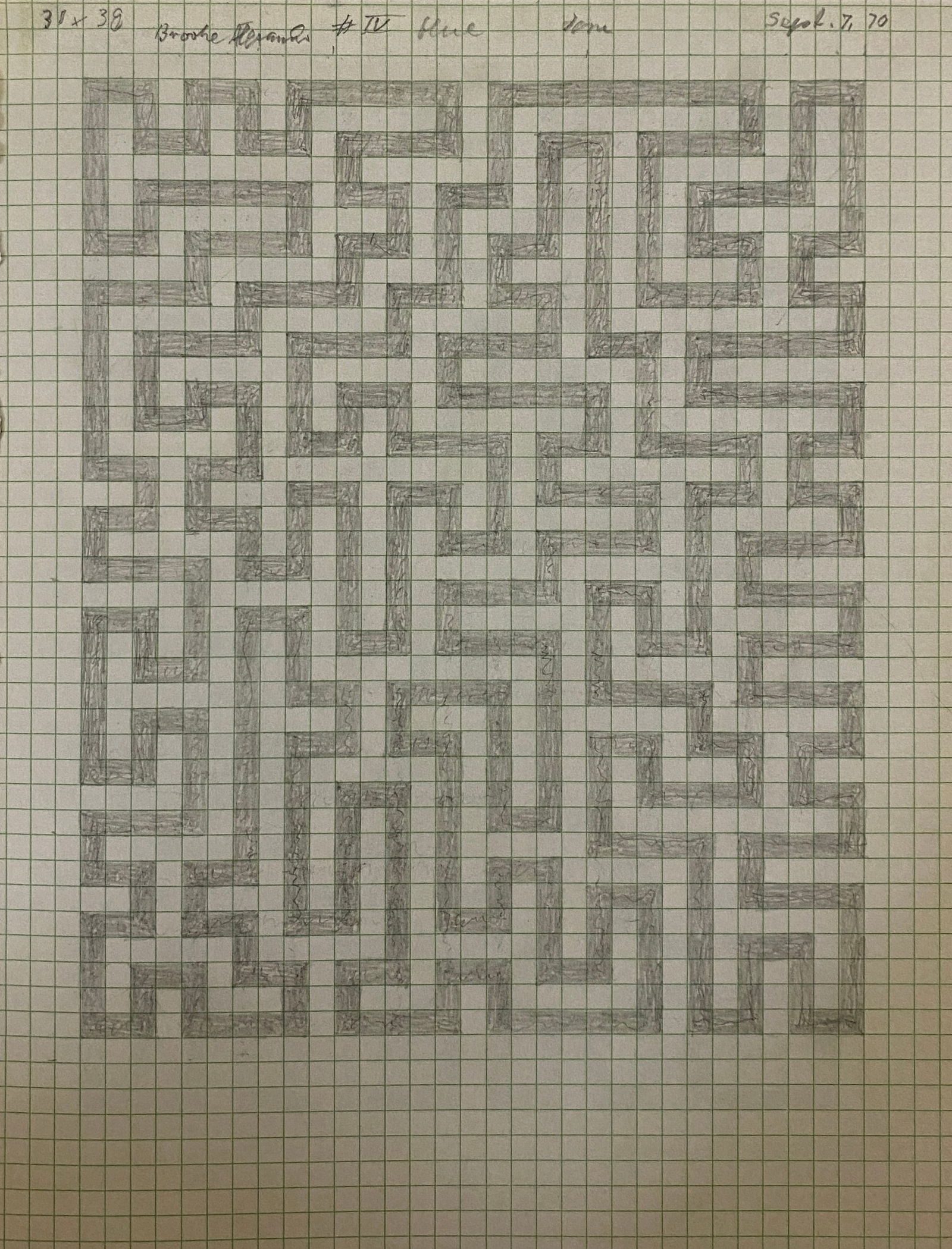 Anni Albers - September 7, 1970: ANNI ALBERS (1899–1994) Grouping of 2 September 7, 1996 prints Print 10" x 7"