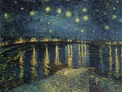 Vincent Van Gogh - Starry night Over the Phone, 1888 (1 of 1)