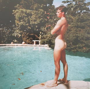 Mel Roberts - Bob Davis, 1959: MEL ROBERTS (B. 1923) Bob Davis, Pacific Palisades, 1959 Print 8 1/2" x 8 1/2"