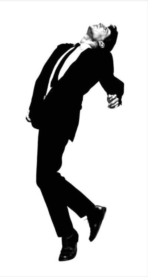 Robert Longo - Portrait of a Man, Offset Lithograph: ROBERT LONGO (B. 1953) Portrait of a Man Offset Lithograph 44" x 79"