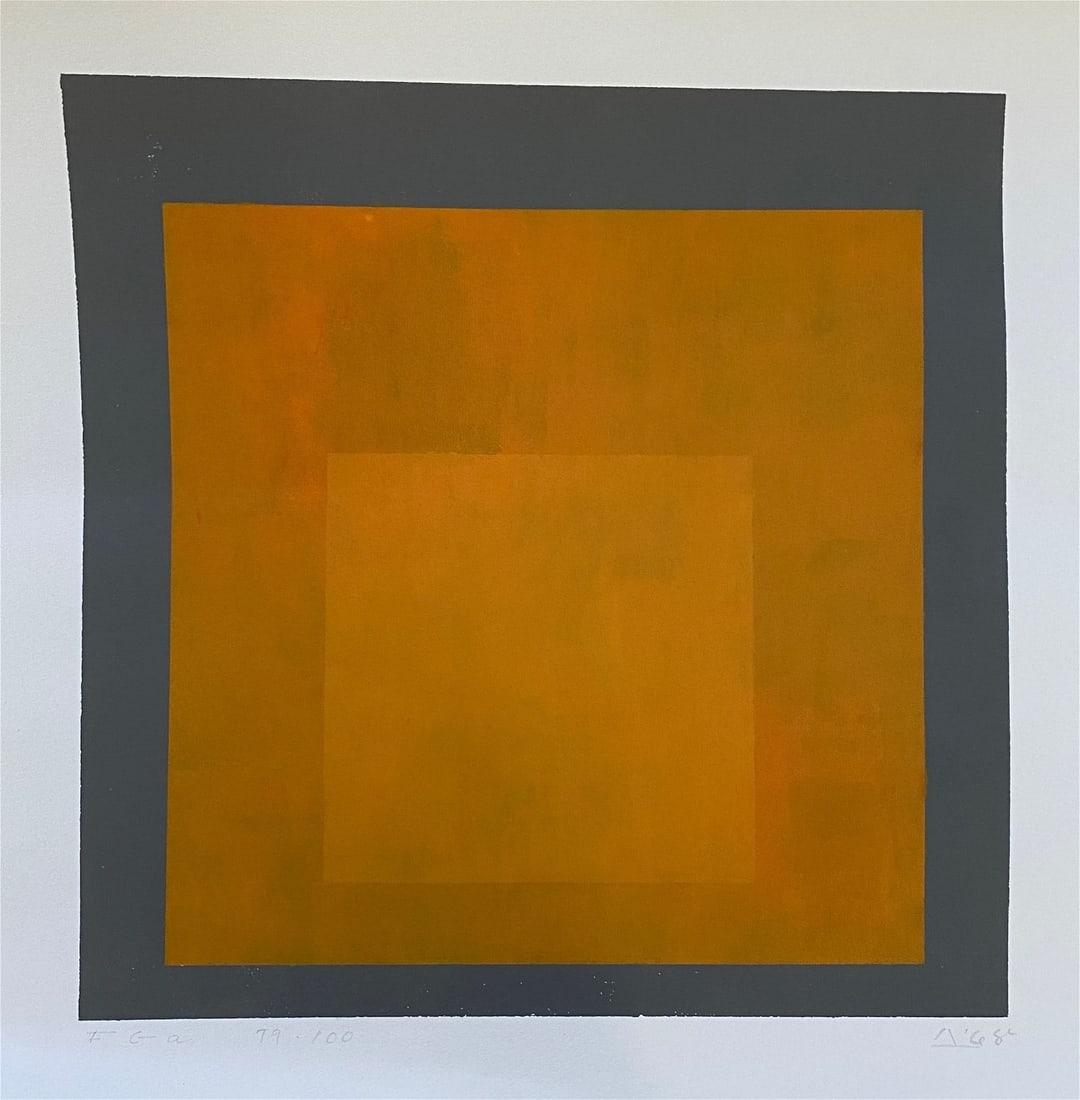 Josef Albers - Homage to the Square, Screenprint (Hand Signed) (1 of 8)