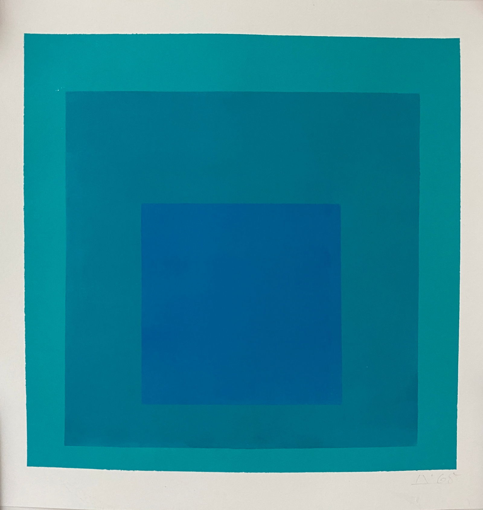 Josef Albers - Homage to the Square, Screenprint (Hand Signed) (1 of 12)