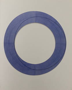 Robert Mangold - Ring D, 2009: ROBERT MANGOLD (B.1937) Ring D, 2009 Print 7" x 7"
