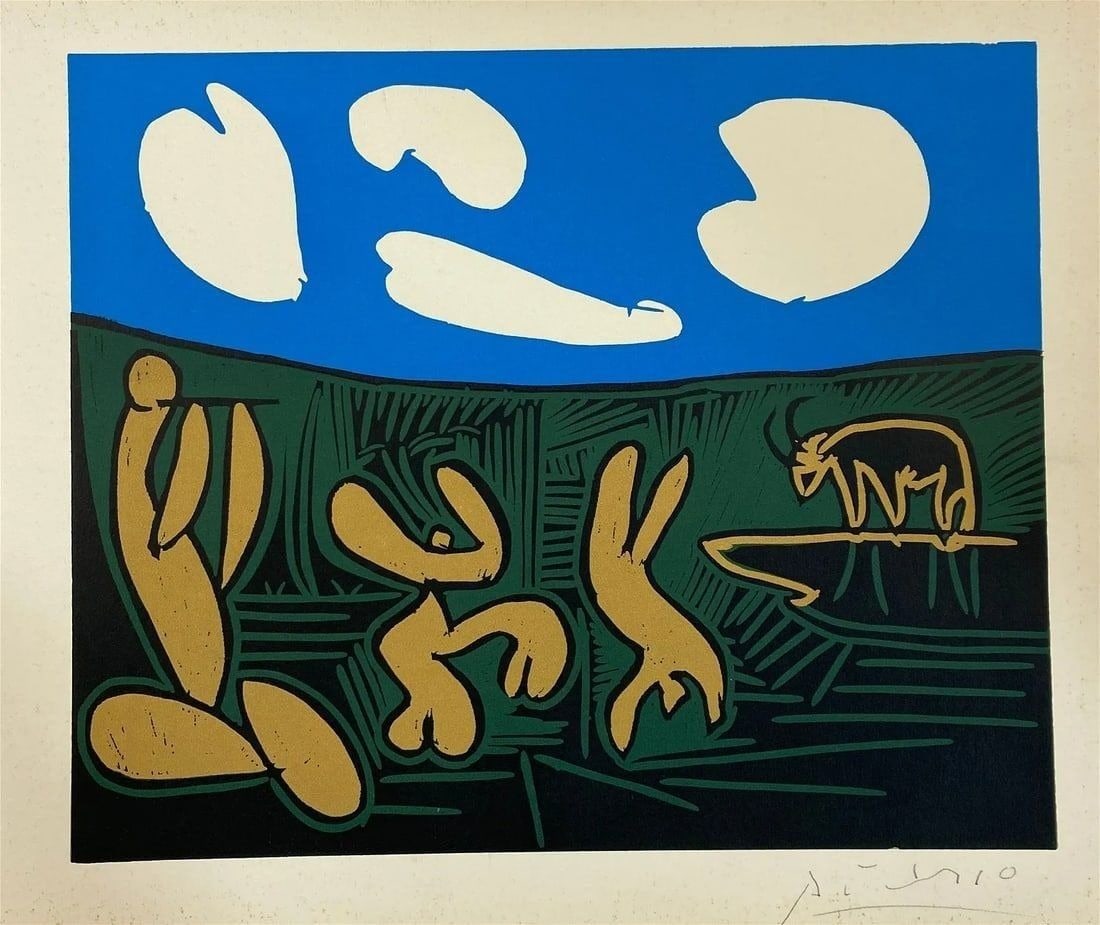Pablo Picasso - Linocut, Hand Signed (1 of 9)