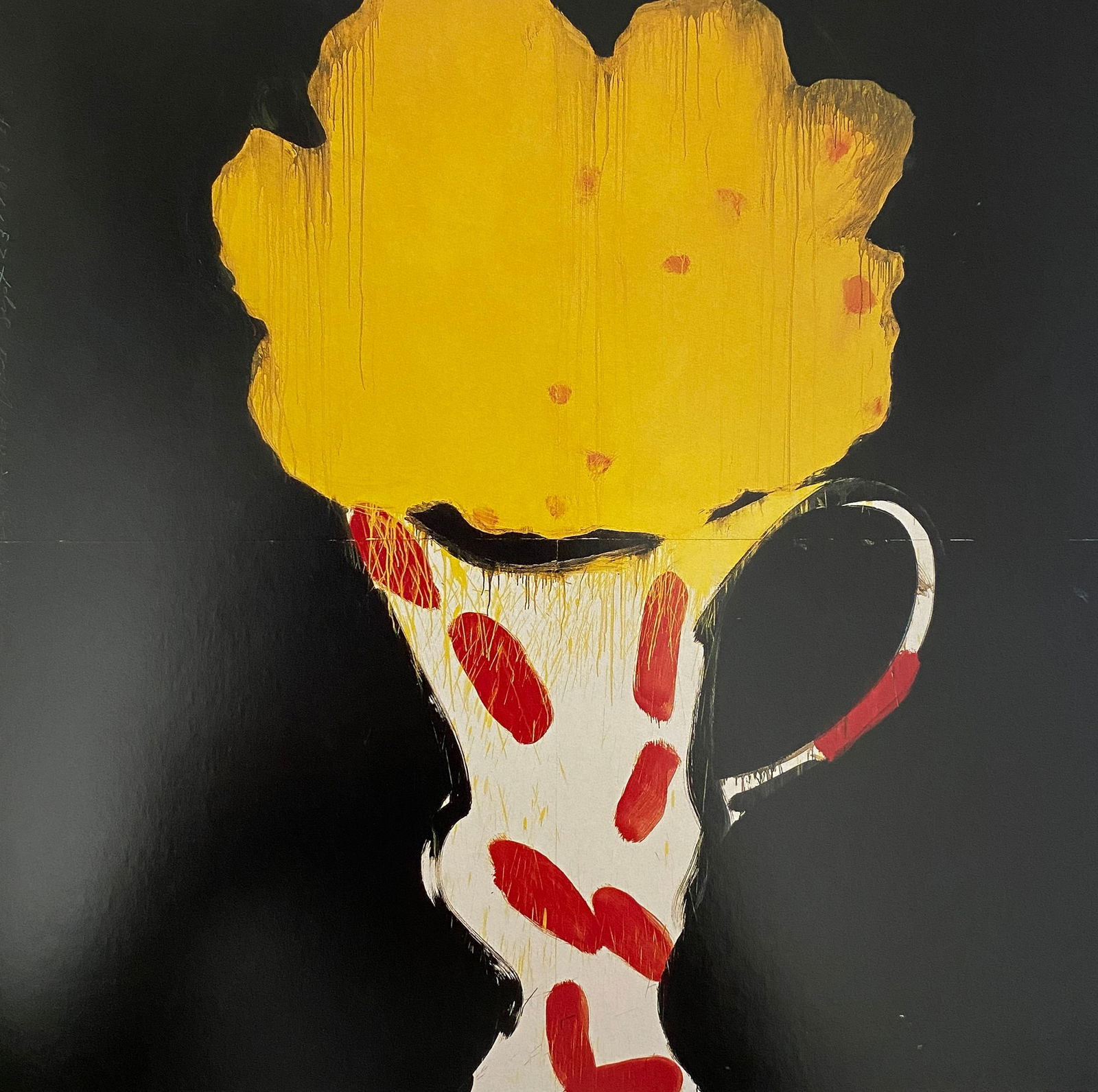 Donald Sultan - Matisse Flowers and Vase, 1988 (1 of 1)