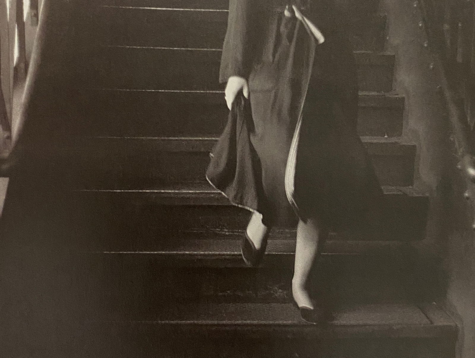 Roy DeCarava - Woman Descending Stairs, 1951: ROY DECARAVA (1919–2009) Woman Descending Stairs, 1951 Print 6 1/2" x 5"