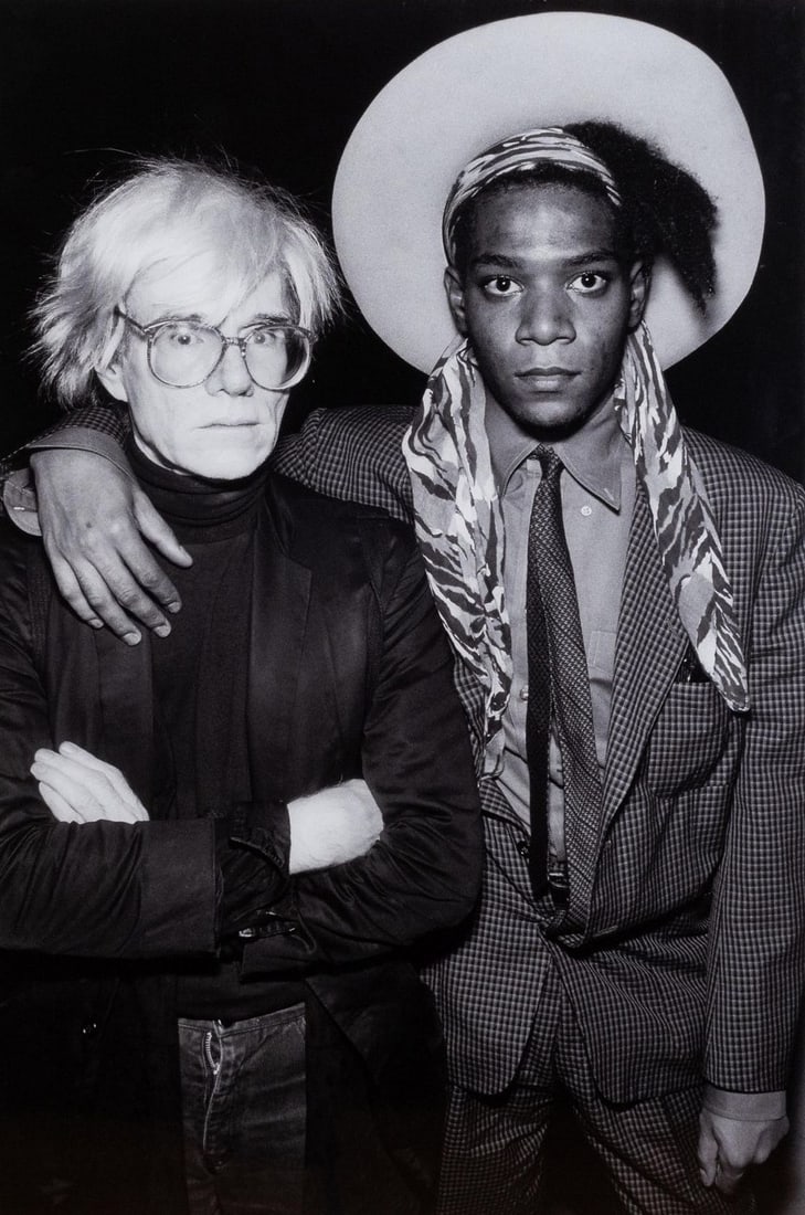Portrait of Andy Warhol and Jean Michel Basquiat (1 of 1)