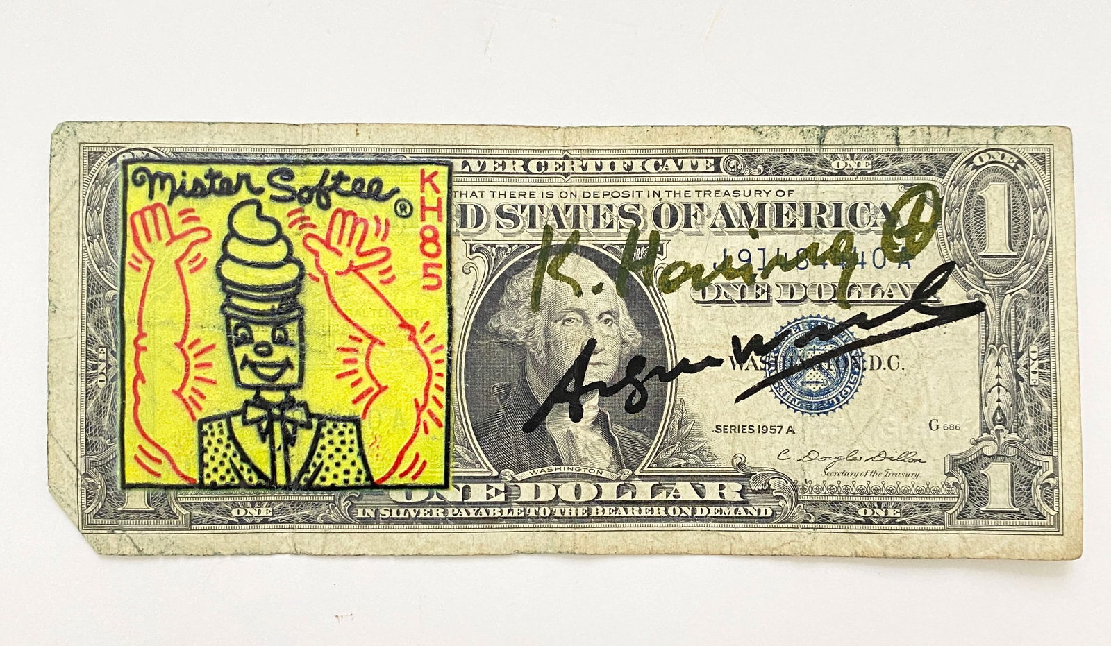 Andy Warhol x Keith Haring, Silkscreen (Hand Signed) (1 of 7)