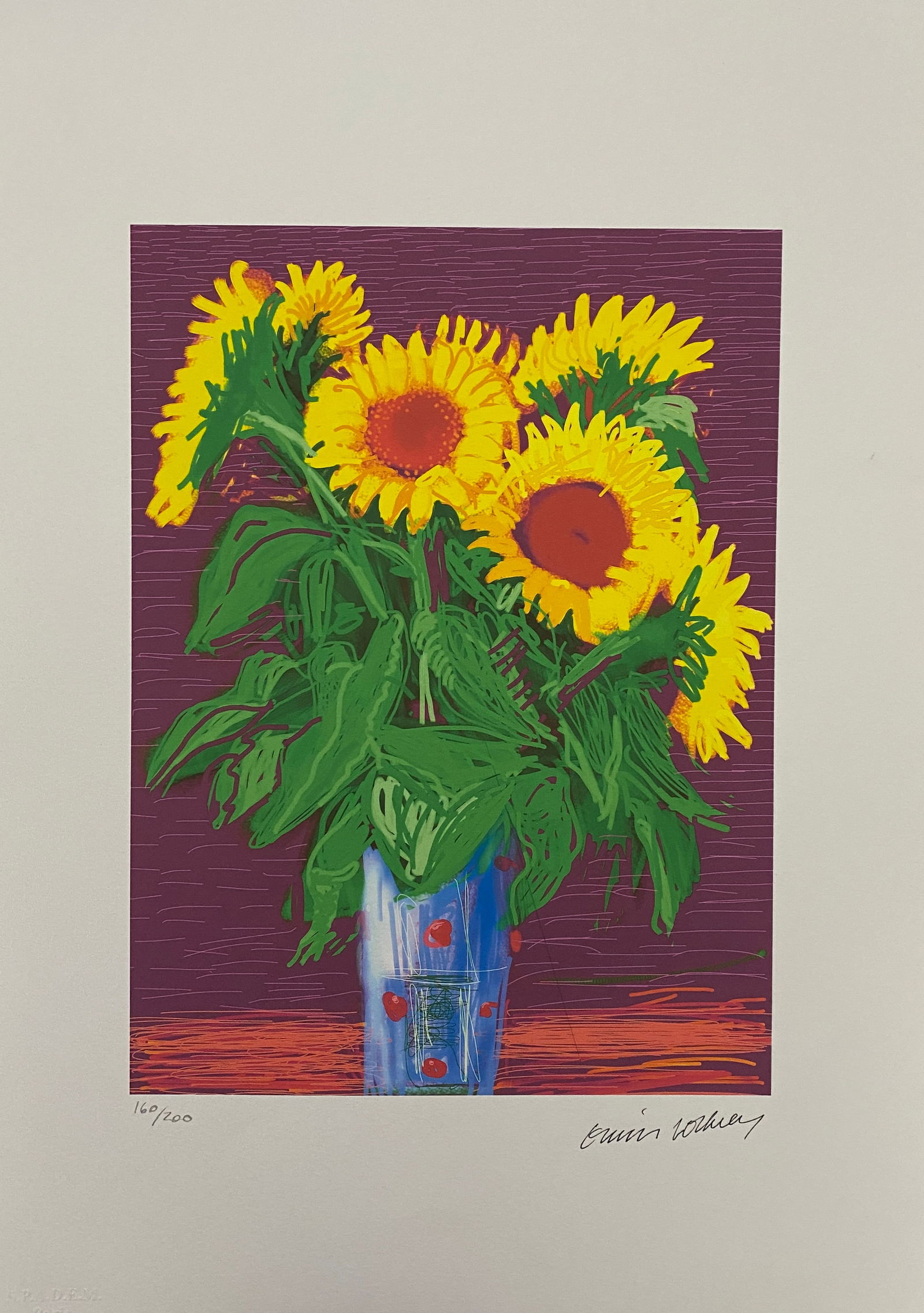 David Hockney - Signed & Numbered, Lithograph (1 of 12)