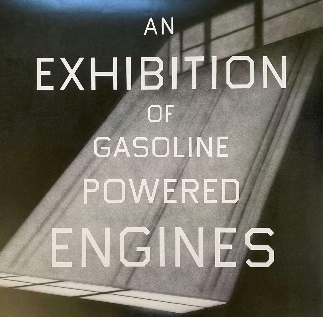 Ed Ruscha - Gasoline Powered Engines, 1993: ED RUSCHA (B. 1937) Gasoline Powered Engines, 1993 Offset Lithograph 27" x 27"