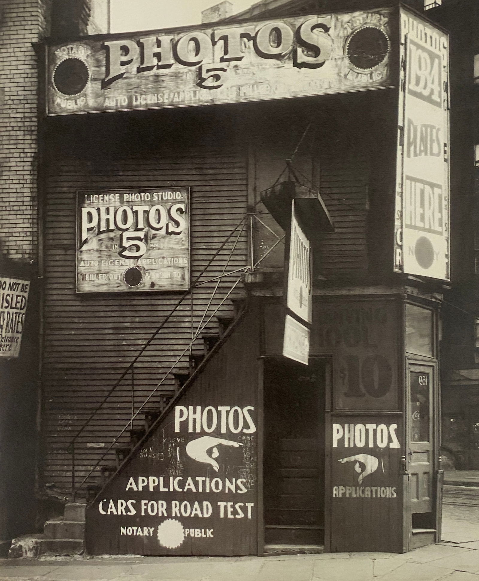Walker Evans - License Photo Studio, New York, 1932: WALKER EVANS (1903–1975) License Photo Studio, New York, 1932 Print 7" x 5 3/4"