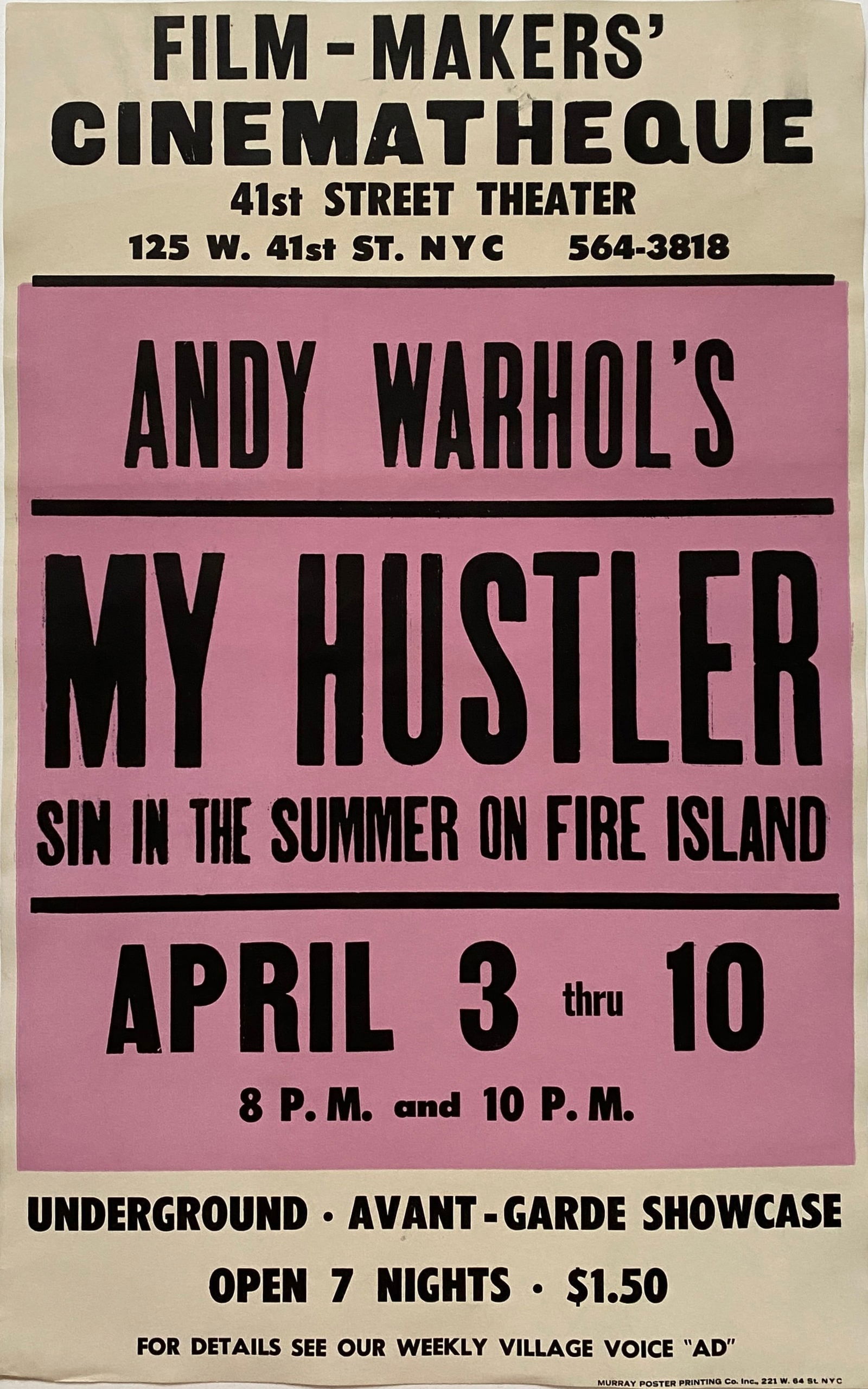 Andy Warhol - My Hustler, Poster (1 of 11)