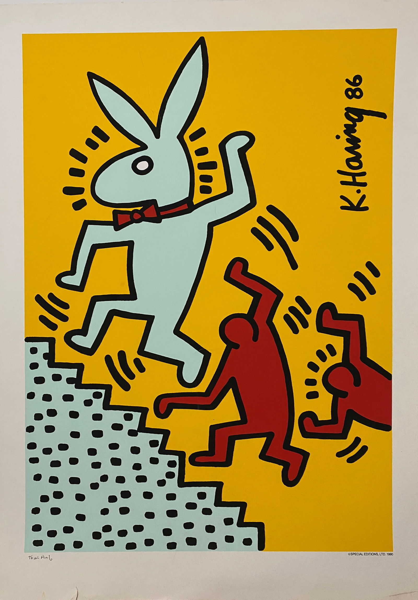 Keith Haring - Bunny on the Run, Print (1 of 13)