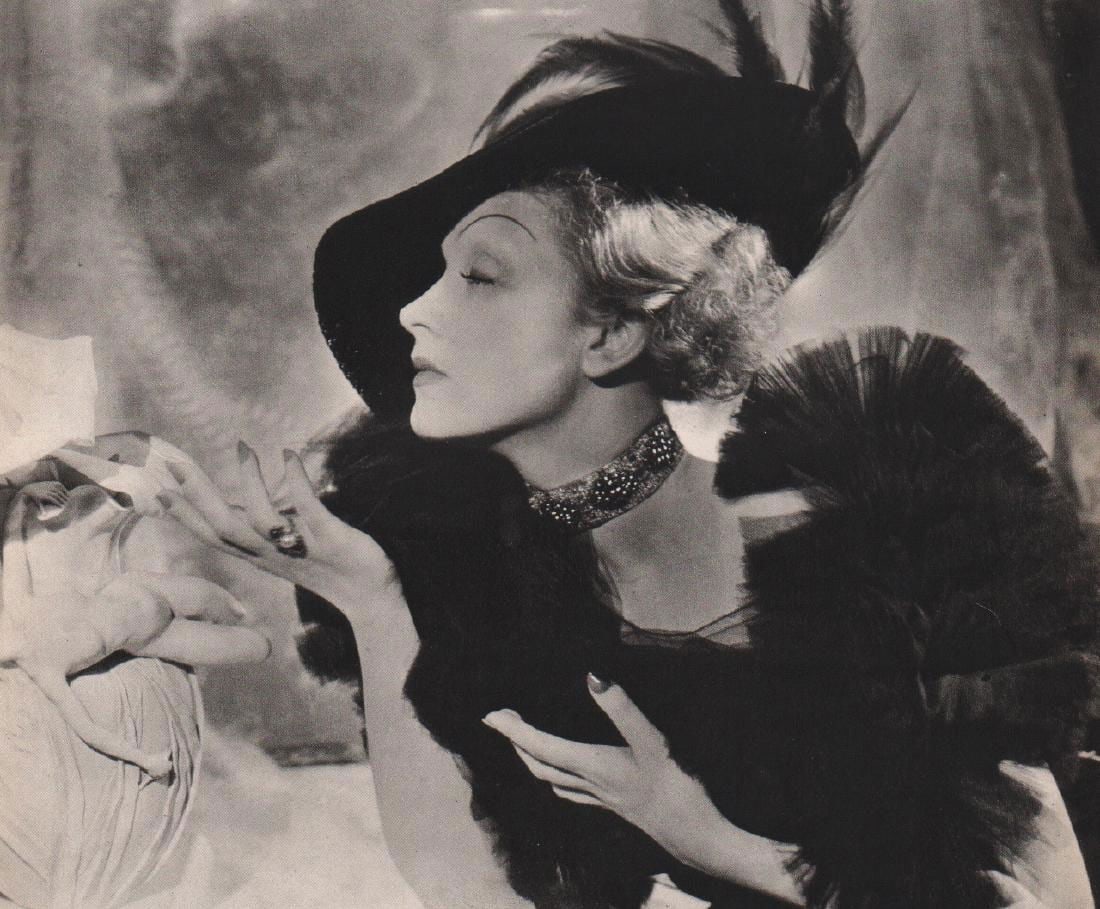 Cecil Beaton - Marlena Dietric, 1935: CECIL BEATON (1904-1980) Marlena Dietrich, 1935 Print 7" x 9"