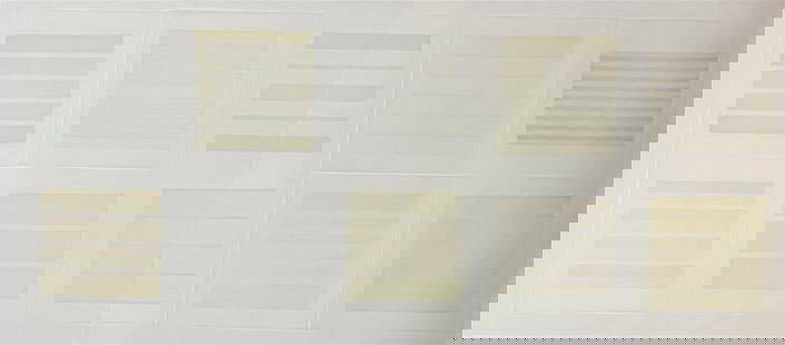 Agnes Martin - Grouping of 10, Lithographs: AGNES MARTIN (1912-2004) Grouping of 10 Lithographs on Vellum Titles include - Innocence, Children Playing, Everyday Happiness, Love, I Love Love, Infant Response to Love, Innocent Love, Lovely Life,