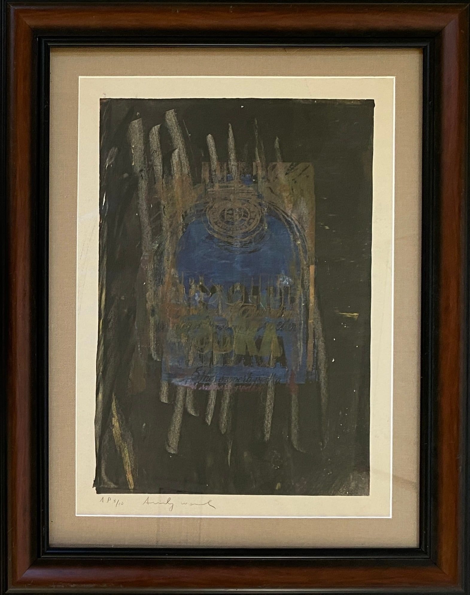 Andy Warhol - Absolut Vodka, Hand Signed & Numbered Silkscreen (1 of 6)