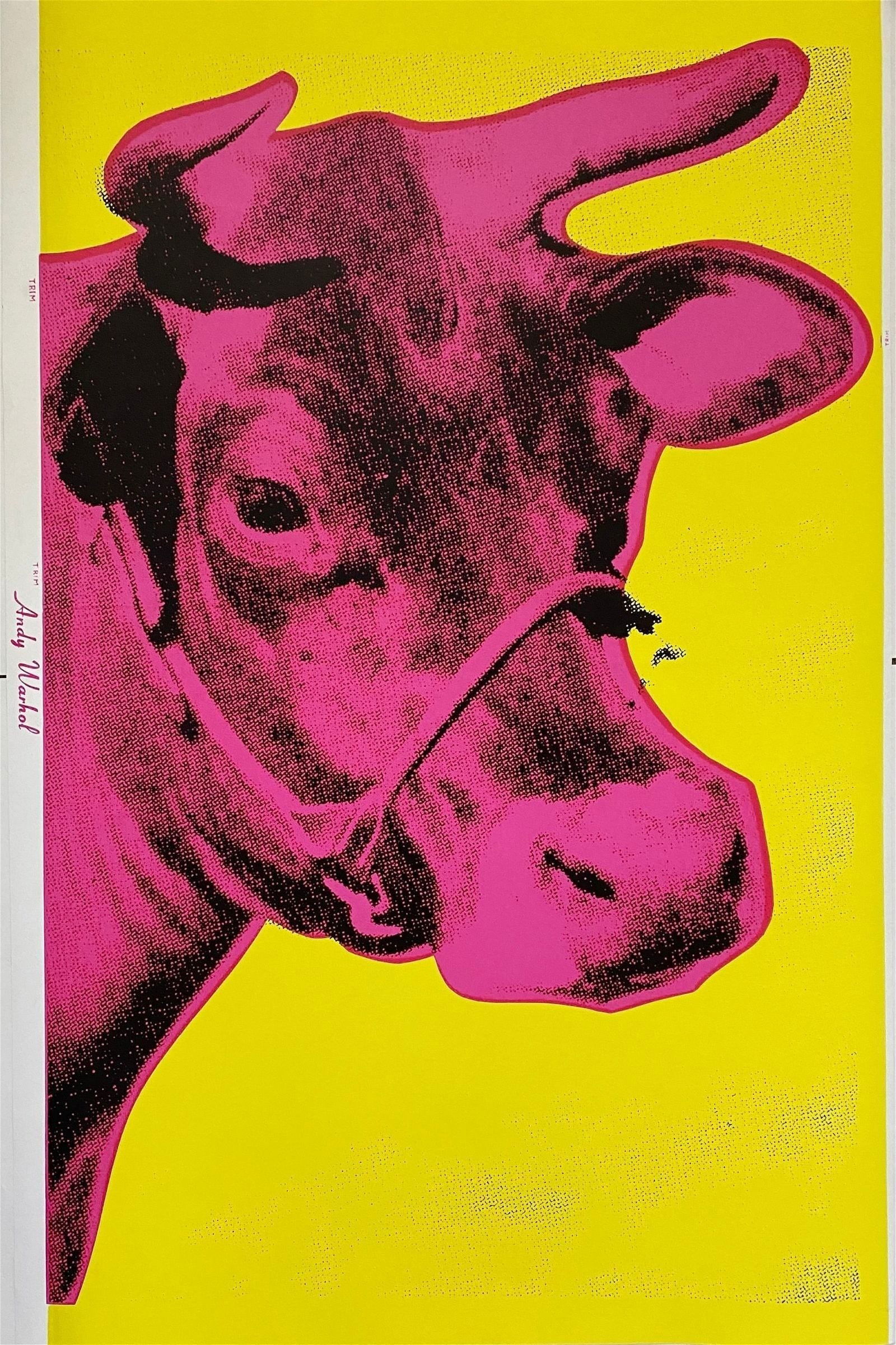 Andy Warhol - Cow, Silkscreen on Wallpaper (1 of 15)