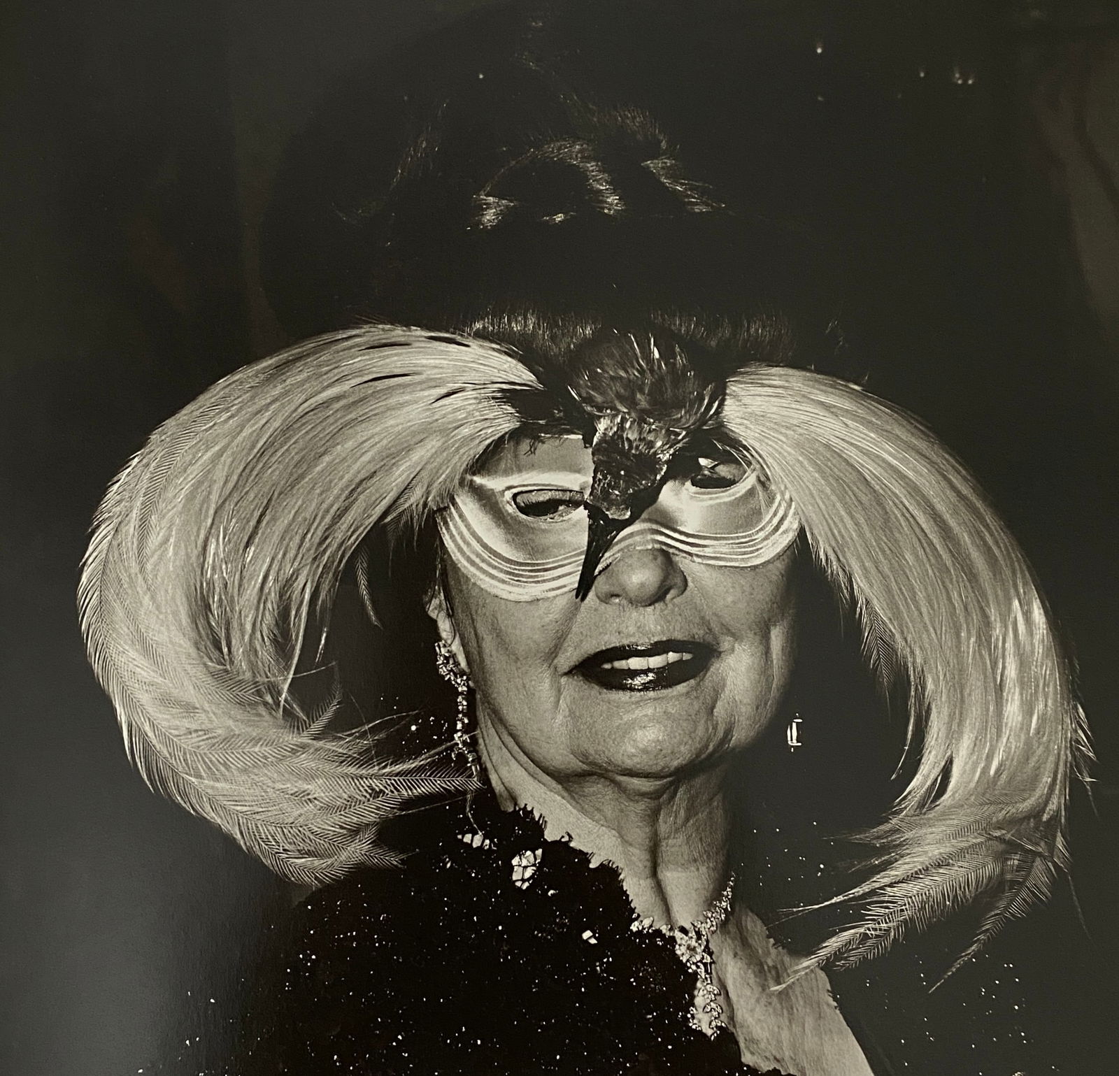 Diane Arbus - A Woman in a bird mask, New York City, 1967 (1 of 1)