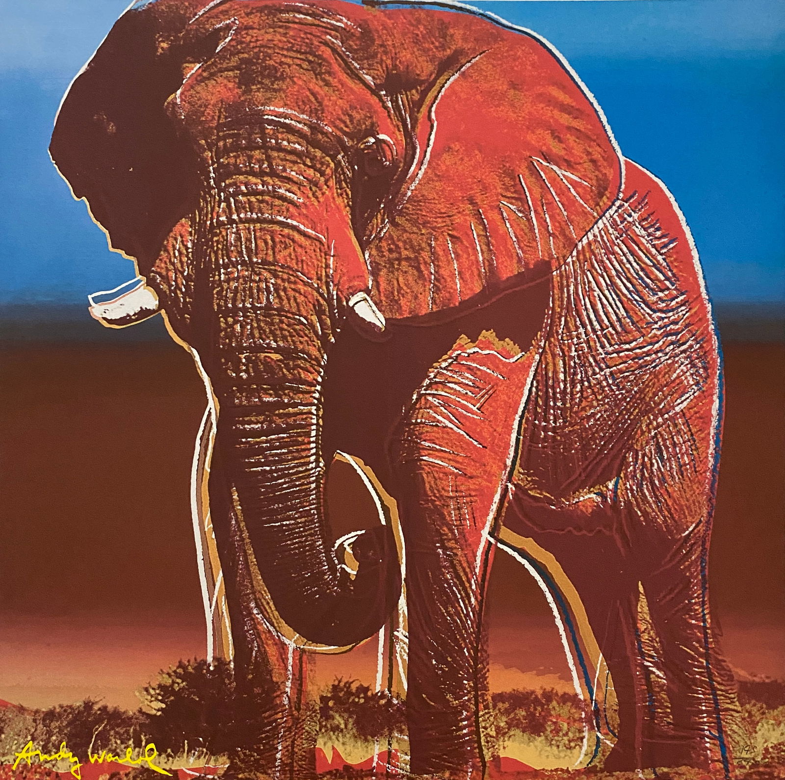 Andy Warhol - Elephant, Lithograph (1 of 11)