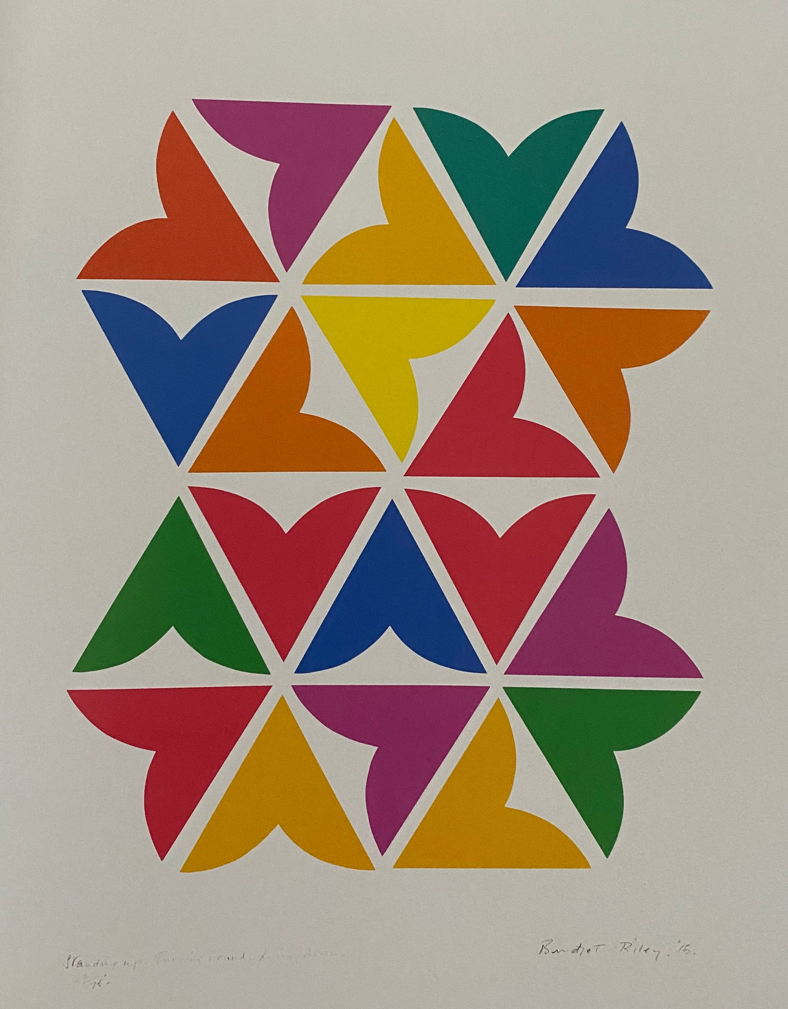 Bridget Riley - Standing Up, Turning Around, Lying Down, 2015 (1 of 1)