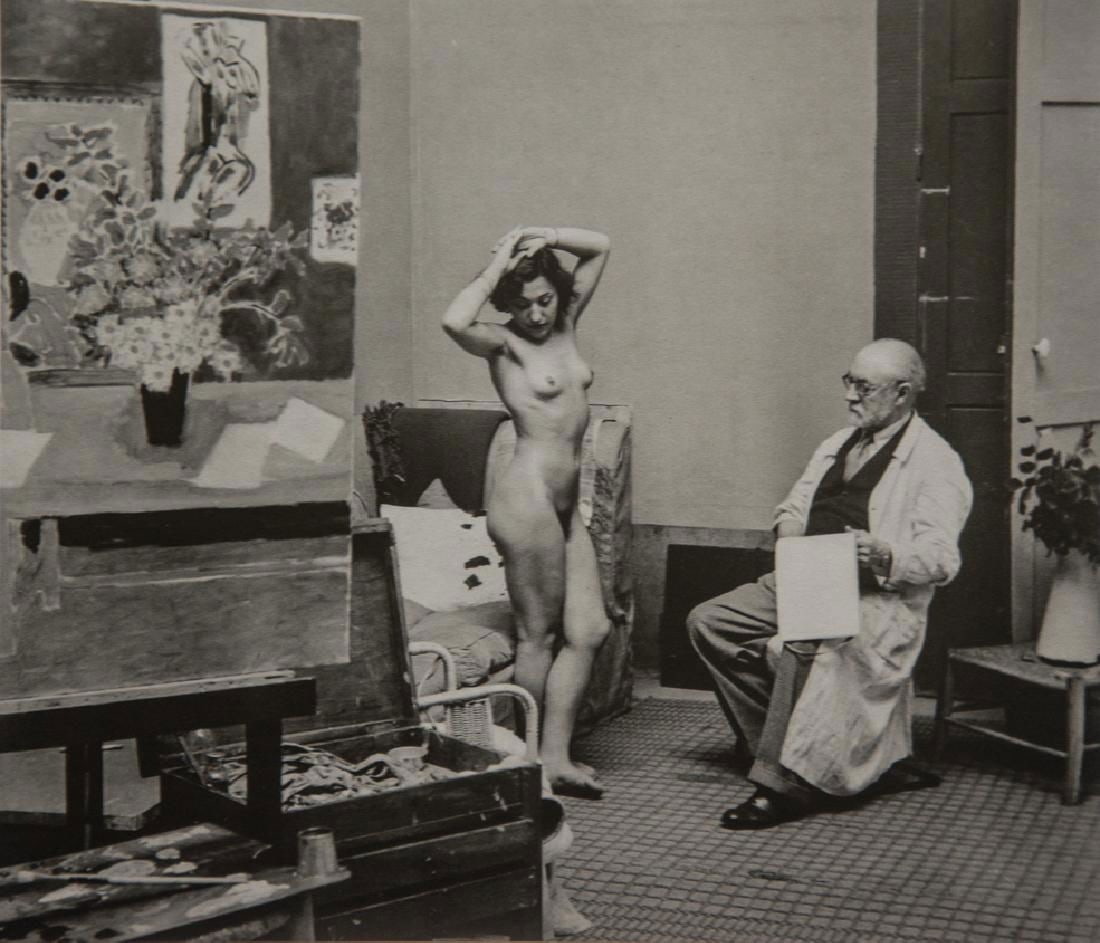 Brassai - Matisse with His Model, 1939: BRASSAI (1899-1984) Matisse with his Model, 1939 Print 6 1/4" x 8"