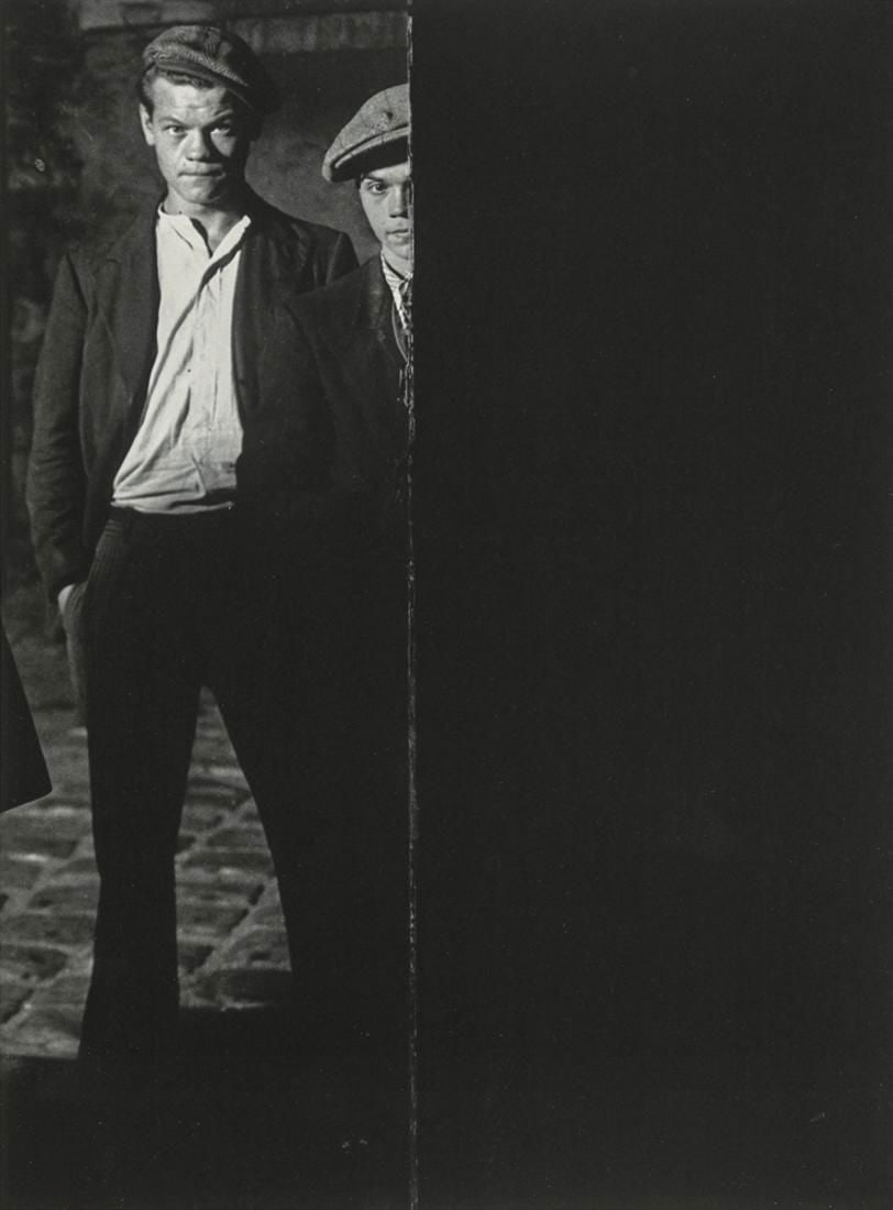 Brassai - Two Toughs in Big Albert's Gang, 1932: BRASSAI (1899-1984) Two Toughs in Big Albert's Gang, 1932 Print 6 1/2" x 8 3/4"