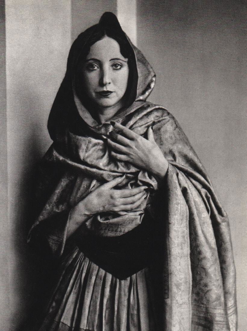 Brassai - Anais Nin, 1932: BRASSAI (1899-1984) Anais Nin, 1932 Print 4 1/2" x 6 1/2"