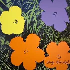 Andy Warhol - Flowers, Lithograph