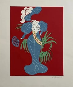 Robert Indiana - Lillian Russell, Hand Signed Lithograph