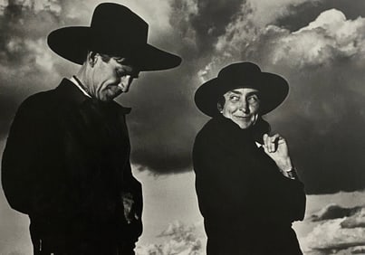 Ansel Adams - Georgia O'Keeffe and Orville Cox, Arizona, 1937