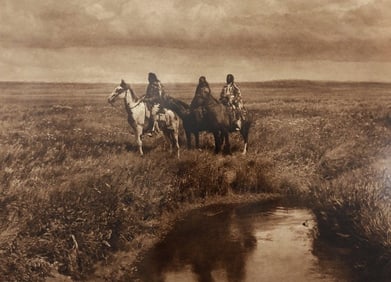 Edward Curtis - The Three Chiefs, Print