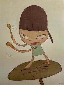 Yoshitomo Nara - Marching on a Butterbur Leaf, 2019