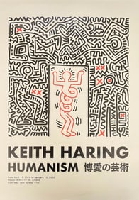Keith Haring - Humanism, Exhibition Poster