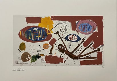 Jean Michel Basquiat - Ideal, Lithograph