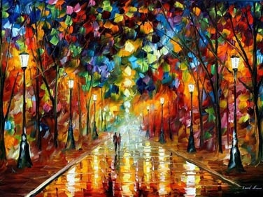Leonid Afremov - Farewell to Anger, Offset Lithograph