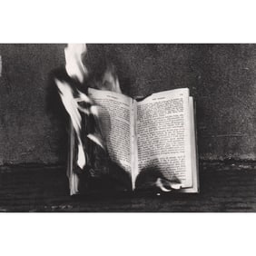 Duane Michals - Burning Book