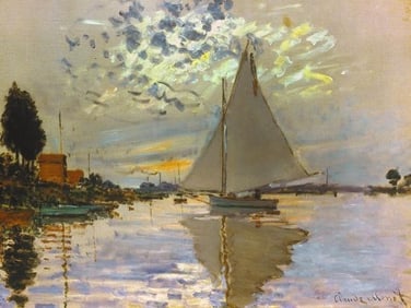 Claude Monet - Sailboat