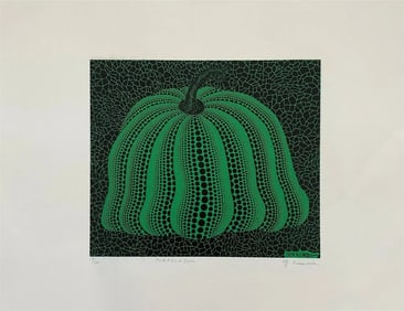 Yayoi Kusama - Green Pumpkin, 2000 (Silkscreen)