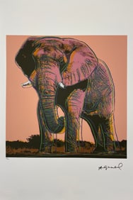 Andy Warhol - Elephant, Leo Castelli Lithograph