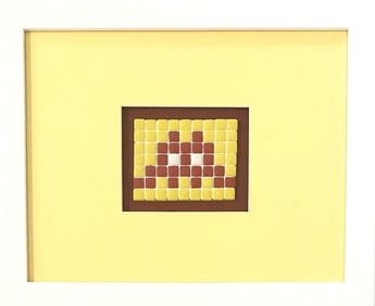 Space Invader - Mosaic (Framed)